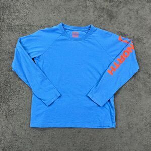 RARE 66° North Blue Long Sleeve Shirt Kids Size 152 baby tee womensFast Shipping
